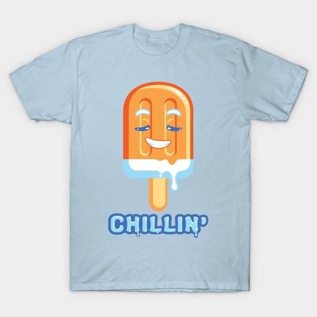 Chillin' ~ Orange Creamsicle T-Shirt by JollyHedgehog